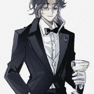 🥂 emoji Pantalone. Telegram sticker 13 of 26