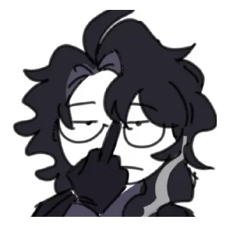 🖕 emoji Pantalone. Telegram sticker 19 of 26