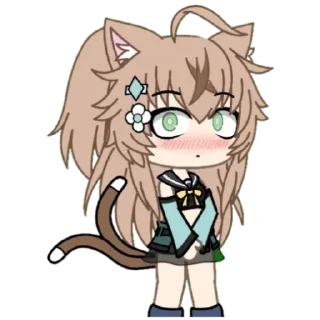 😳 emoji гачимучи с 🐱 @watamote_0 Telegram sticker 8 of 23