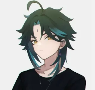 Sticker from Xiao by @Genshiin_Impact
