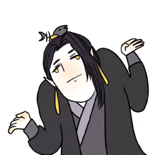 🤷‍♀️ emoji Mo Xiang Tong Xiu Telegram sticker 11 of 119