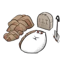 💀 emoji Be patient, Meawbin Telegram sticker 17 of 40