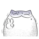 Sticker from Be patient, Meawbin