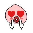 😻 emoji Peach🍑by @mlOobot Telegram sticker 5 of 104
