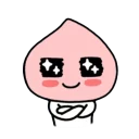 😊 emoji Peach🍑by @mlOobot Telegram sticker 19 of 104