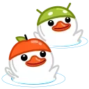 Sticker from White Duck :: @stickers_chaos