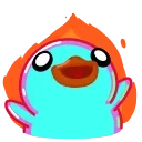 🔥 emoji Rainbow Duck :: @Stickers_Chaos Telegram sticker 7 of 15