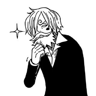 🌟 emoji санджи чб Telegram sticker 9 of 72