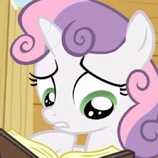 🍒 emoji Sweetie Belle | @MLPstick Telegram sticker 15 of 50