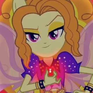 🌅 emoji Adagio Dazzle | @MLPstick Telegram sticker 24 of 50