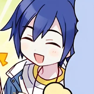 💙 emoji ☆      ꕀ 𐌺AIT𐌏!  ꕀ      ★ @Ranhouk Telegram sticker 23 of 65