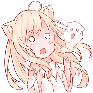 😮 emoji Некомия 4 @Nyasticks Telegram sticker 23 of 33