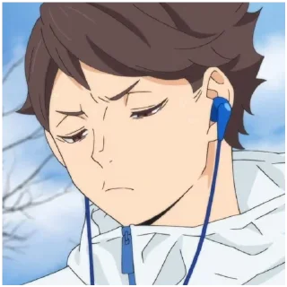 🎼 emoji Ойкава Тоору Telegram sticker 9 of 12