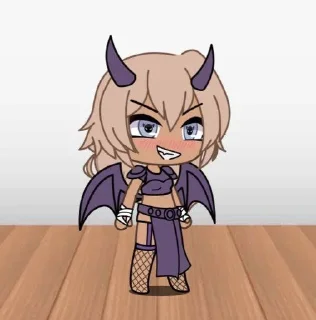 😈 emoji Гача мача 👁️🫦👁️💅 Telegram sticker 13 of 37
