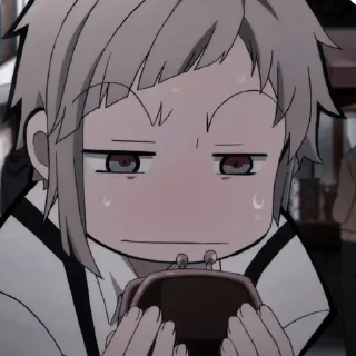 ❤️ emoji бродячие псы @anime_stickerr Telegram sticker 22 of 27