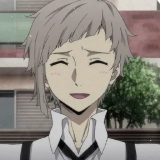 ❤️ emoji бродячие псы @anime_stickerr Telegram sticker 12 of 27