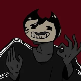 👌 emoji Bendy And the ink machine Telegram sticker 9 of 25