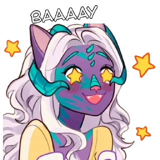 🤩 emoji Ученая и Кошка - @tg_sticks Telegram sticker 13 of 16