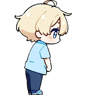 🥹 emoji Милый Блондин @Nyasticks Telegram sticker 18 of 33