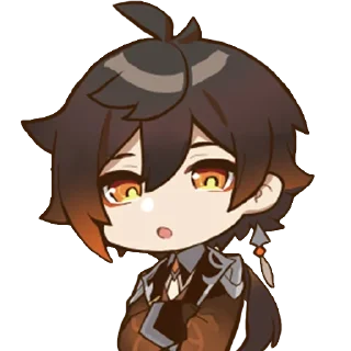 🤨 emoji Zhongli Supremacy Telegram sticker 14 of 14
