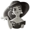 💩 emoji Audrey Glamour Telegram sticker 20 of 20