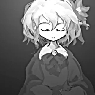 🖌️ emoji ♡Девушка с синим цветком.♡ Telegram sticker 24 of 39