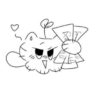 😍 emoji кот с цветком на голове @yanna_ogr Telegram sticker 17 of 34