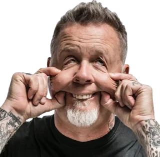 🤪 emoji Metallica Telegram sticker 17 of 18