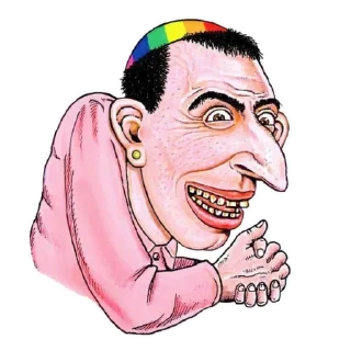🏳‍🌈 emoji Faggot Hate Telegram sticker 8 of 90