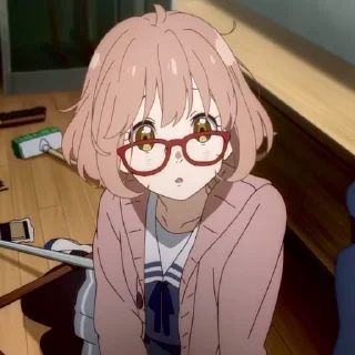 Sticker from Kyoukai no kanata :: @aggwii
