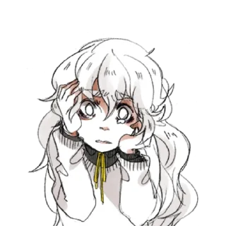 🦴 emoji Charlotte / Q84 Telegram sticker 10 of 70