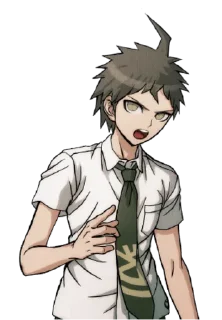 😠 emoji Hajime Hinata Telegram sticker 16 of 22
