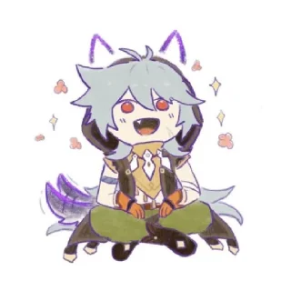 🐺 emoji 🐺Рейзор🐺 Telegram sticker 5 of 40