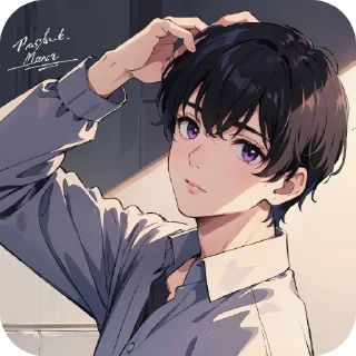 💇 emoji Никита и Элизабет Telegram sticker 7 of 45