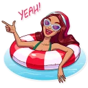 😎 emoji Tropical Holidays Telegram sticker 17 of 30