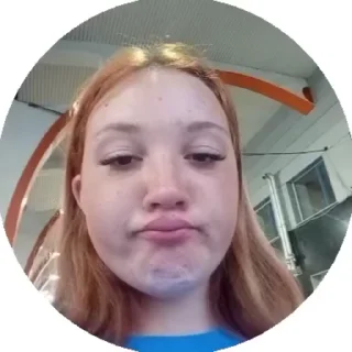 ☹️ emoji Белий и чорни Telegram sticker 1 of 58