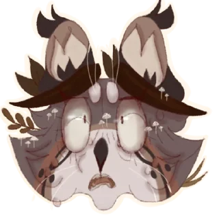 😰 emoji mushrooms!!! Telegram sticker 5 of 20