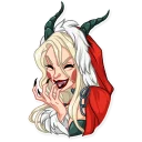 Sticker from Lady Krampus