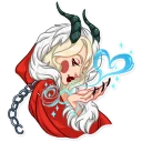 Sticker from Lady Krampus