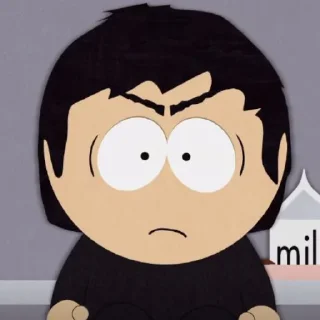 Sticker from South Park::Damien Thorn and Philip;;