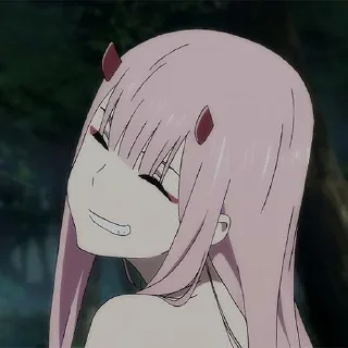 ✨ emoji ZeroTwo Telegram sticker 5 of 16