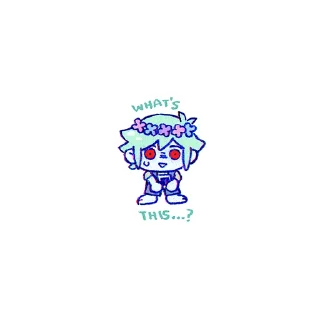 😳 emoji . some OMORI . Telegram sticker 23 of 47