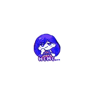 😏 emoji . some OMORI . Telegram sticker 13 of 47