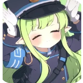 🥰 emoji Hikari and Nozomi from Blue archive Telegram sticker 22 of 92