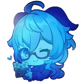 ❄️ emoji 𝔾𝕒𝕟 𝕐𝕦 by @Ann_stickers03 Telegram sticker 16 of 71