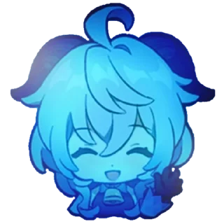 ❄️ emoji 𝔾𝕒𝕟 𝕐𝕦 by @Ann_stickers03 Telegram sticker 5 of 71