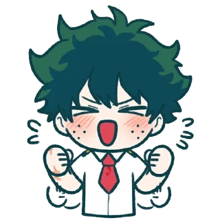 🌿 emoji Midoriya Telegram sticker 24 of 87