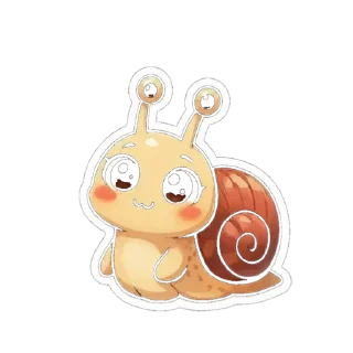😊 emoji Love Snails Telegram sticker 7 of 22