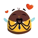 ❤️ emoji Шмель Олег :: @stickroom Telegram sticker 12 of 48