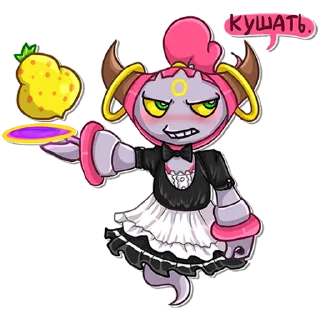 🍽 emoji Pokemon Maids (@pomegranate_fox) Telegram sticker 10 of 25